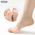 High Quality Low Price Factory Manufacturer Five Toes Forefoot Pads with Silicone & Gel for Forefoot Pain Relief