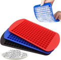 Custom Easy Release 160 Crushed Ice Cube Molds Small Stackable Mini Ice Cube Maker Tray Silicone