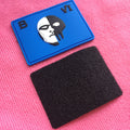 Customize 3D Rubber Badge With Hook BackingPVC Rubber Label With Loop Backing