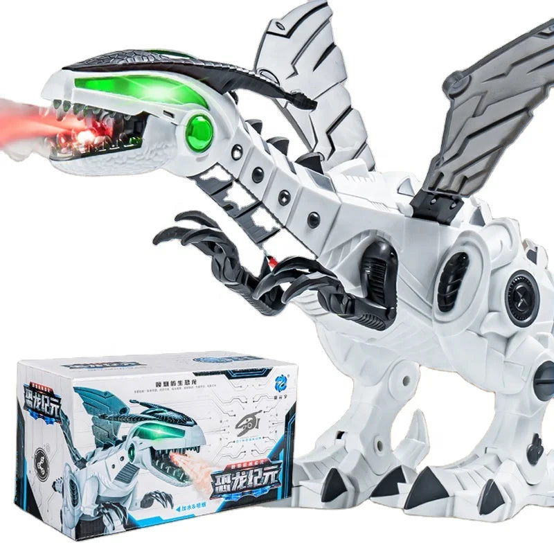 CE Walking Electric Animals & Dinosaurs Toys with Light and Sound Dinosaur Walking Toy Spray for Dinosaur Kids Toy