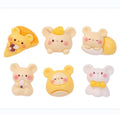 Flatback Resin Cabochons Yellow Cartoon Mouse Cheese Charms for Phone Decoration Crafts Making