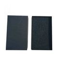 Luxury Matte Black Rigid Gift Box Recycled Paperboard Custom 2-Piece Lid and Base Cardboard Gift Packaging Box