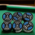 PT-KM-01 Kamui Tips ATHLETE Black 14mm Billiard Carom Pool Cue Tip Billiard Cue Stick Tips Snooker Billiard Accessories