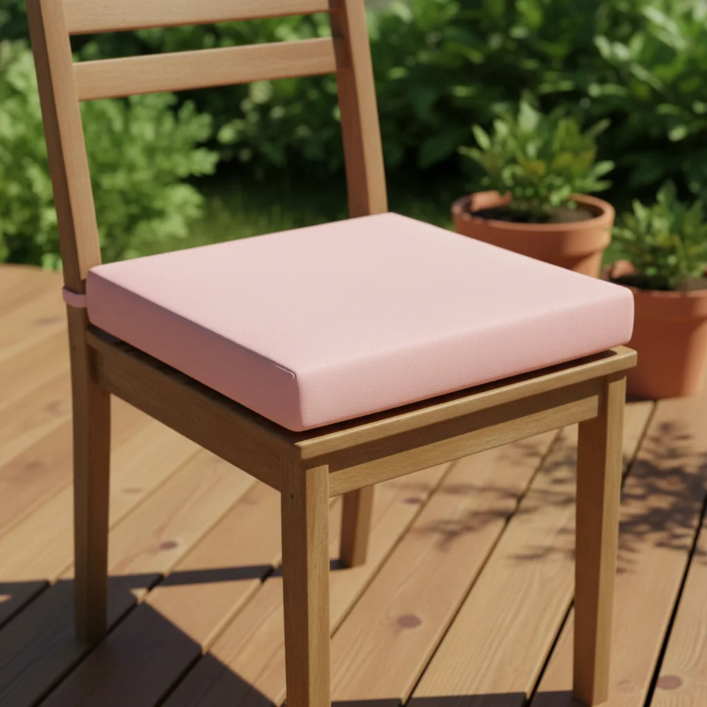 Custom PU Leather Chair pink Seat Floor Big Sofa Single Seat Cushion Seat 3m Cushioning with Ties for Chair