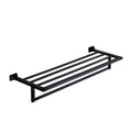 Modern Style Hotel-Dedicated Bathroom Accessories Beautiful and Generous Brass Towel Rack Toilet Paper Rack with Brushed Finish