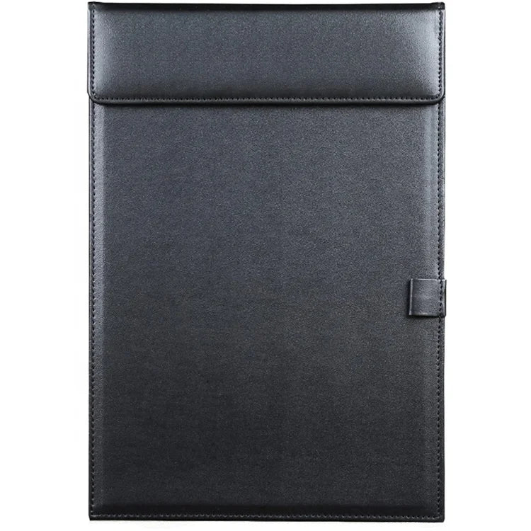 Restaurant Hotel Menu Clipboard A4 Size Office Meeting Memo Pu Leather Clipboard Holder With Pen Holder MegaBDM
