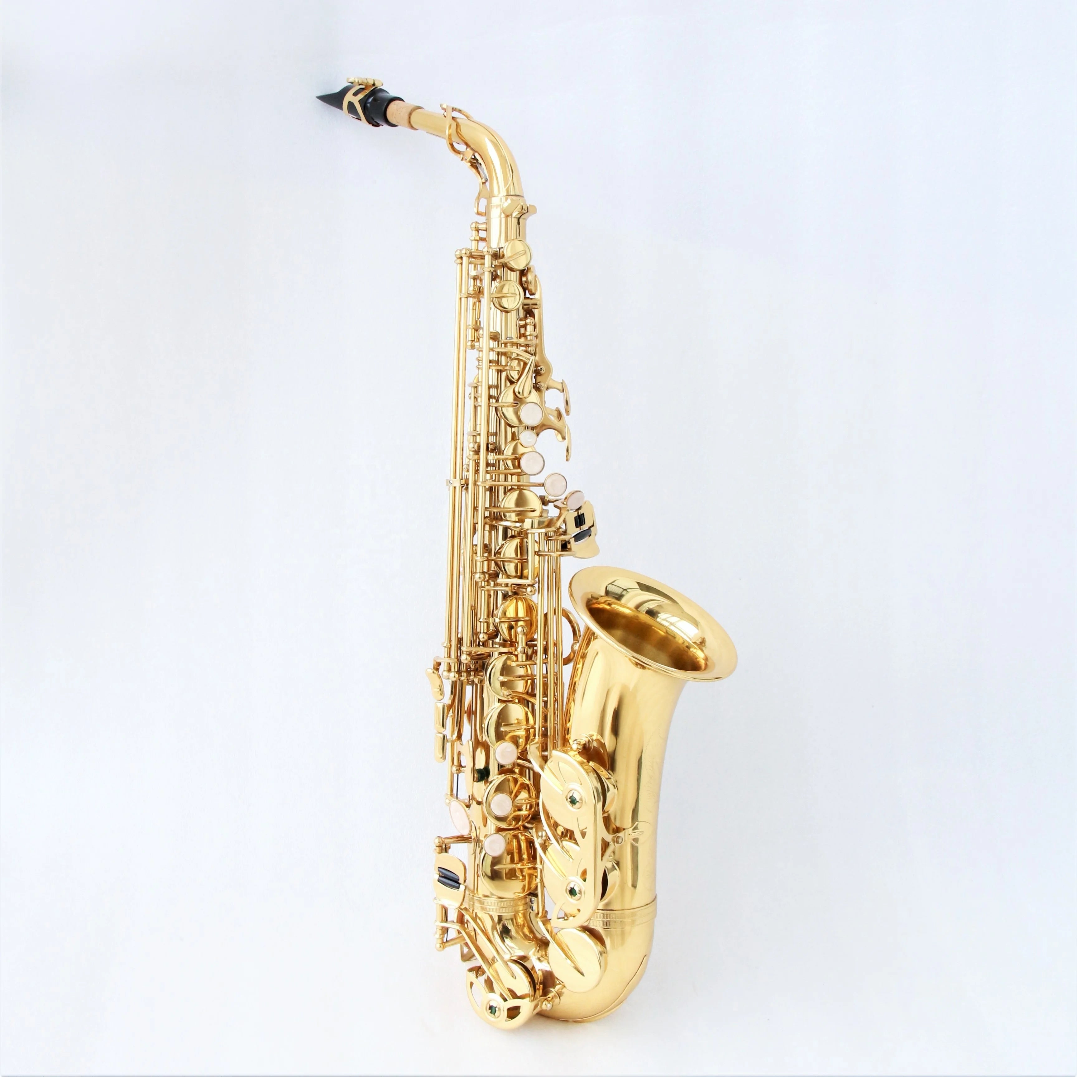 High End Professional Eb Alto Saxophone Yanagisawa Style Gold Lacquer Brass Made in China