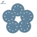 100mm 5 Inch Red 8 Holes 115mm 6 Inch Hook Loop 120 Grit 115mm 6 Inch High Hardness Abrasive Sanding Polishing Disc OEM