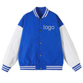 Fashion Men's Jackets Stripe Collar Cuff Hem Windbreaker Long Sleeve Custom Plus Size Baseball Uniform Button Jacket for Men