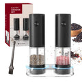 2024 New Arrival Kitchen Batteries Operated Home Use Spices 2 in 1 Automatic Electric Salt Pepper Grinder Mill Set