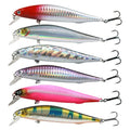 Artificial Bait Realistic Bass Fishing Bait Minnow Hard Bait Black Minnow Lure