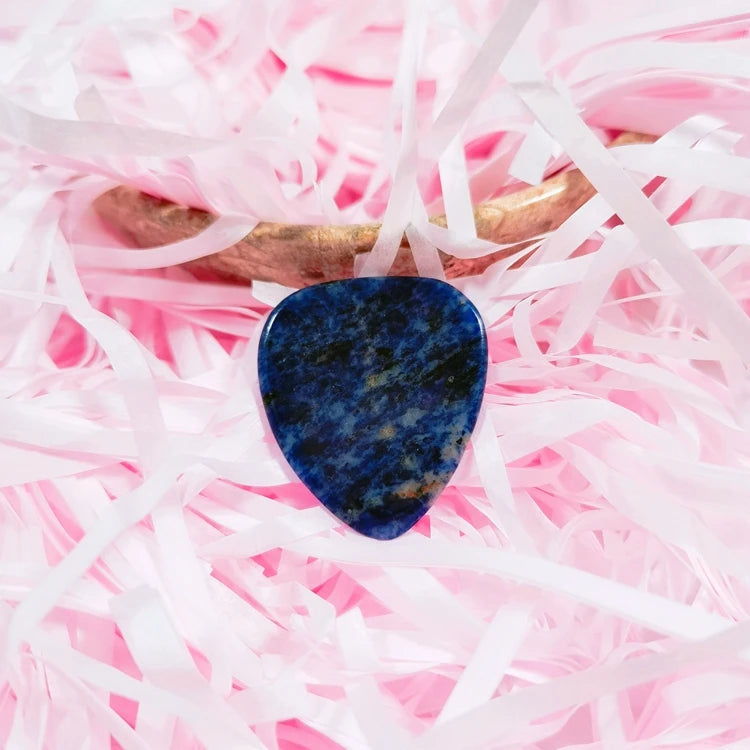 Huiying New Factory Wholesales Guitar Holder Acoustic Sodalite Guitar Pick Holder