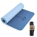 Custom Logo Anti Slip Cork Natural PU Rubber Yoga Mat Factory Fitness Heated Mat Custom Printed Pilates Workout TPE Water