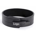 Custom Logo Fitness Gym Belt for Men 10 MM Lumber Back Cowhide Leather Weightlifting Lifting Lever Breathable Function