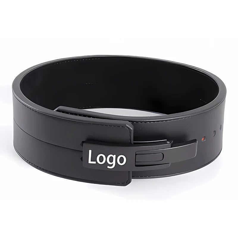 Coexistence Custom Logo Unisex Fitness Gym Belt Back Support Breathable Cowhide Leather 10MM Thickness Buckle Closure for