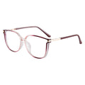 Blue Light Blocking Women's Glasses Frame Solid Pattern Vintage Optical Eyewear