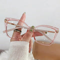 2322 Women Cay Eye Anti Reflection Glasses Women Oversized Newest Anti Blue Light Glasses Frame Eyeglasses Optical Frame