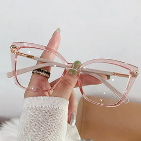 2322 Women Cay Eye Anti Reflection Glasses Women Oversized Newest Anti Blue Light Glasses Frame Eyeglasses Optical Frame