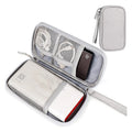 Custom Logo Portable Electronic Cable Organizer Case Travel Digital Accessories Storage Pouch Bag with Zipper Closure