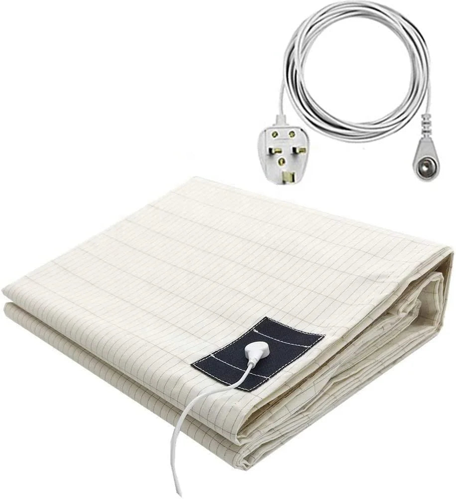 Silver Cotton Fiber Grounding Bed Sheet