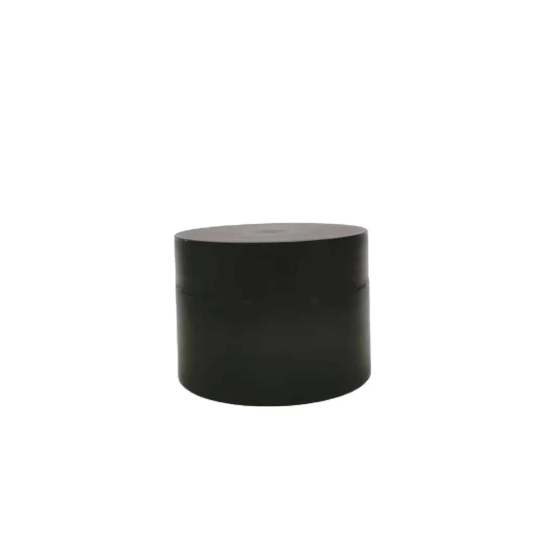 Matte Black Double Walled Jar Empty Plastic PP Cream Jars