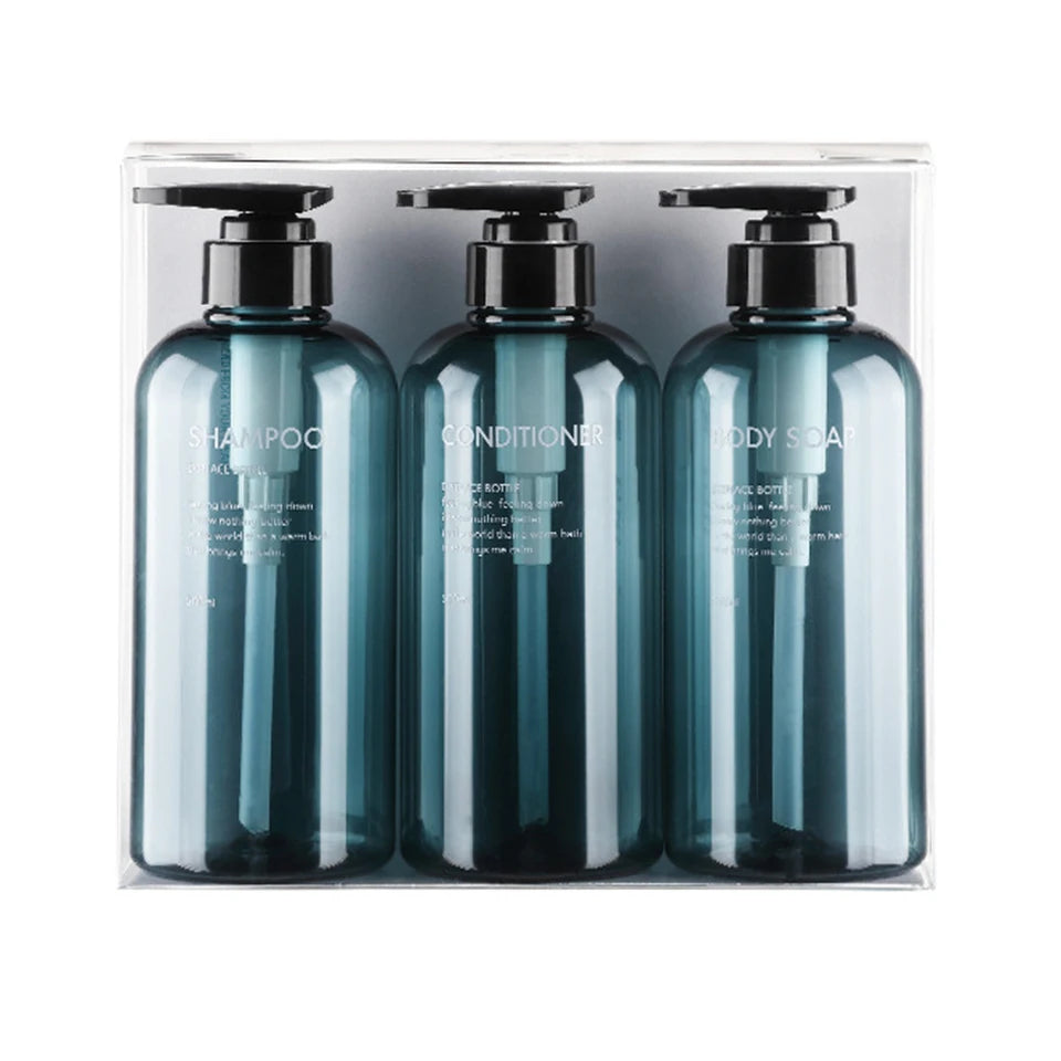 10oz 300ml Shampoo Dispenser Refillable Empty Pump Bottles Hotel Bathroom Shampoo Conditioner Shower Lotion Bottle
