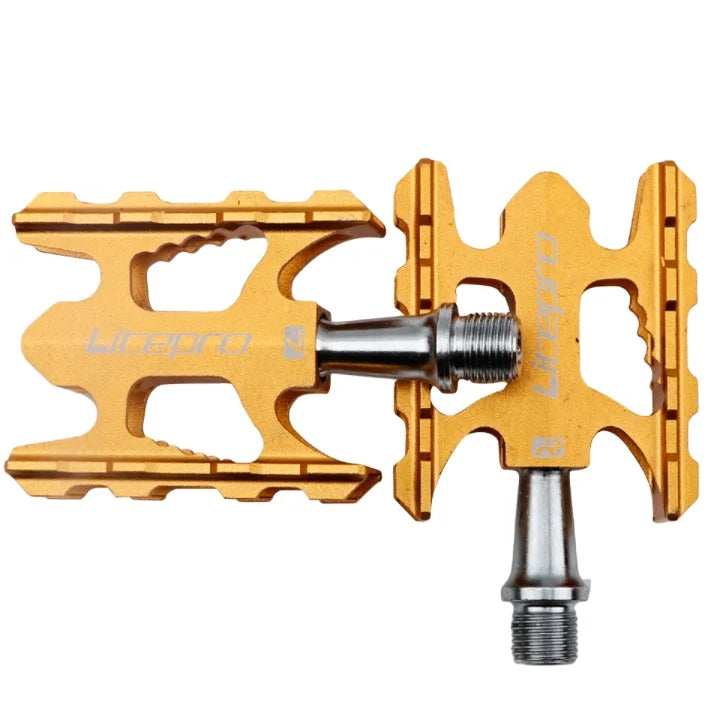 Wholesale Mountain Bike Aluminum Alloy Pedal Peilin Bearing Wide Anti-slip  Off-road Pedal Mountain Bike Pedal