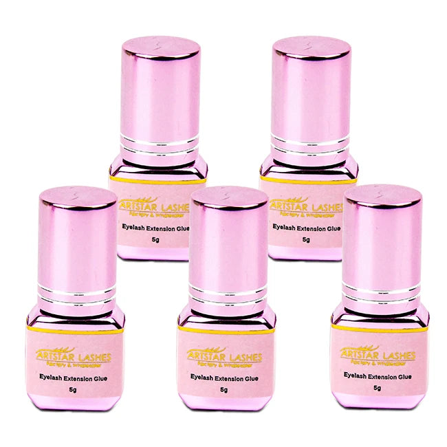Large Stock Long Lasting 0.5 Sec Fast Dry Eyelashes Glue Waterproof Low Humidity Black Lash Glue Adhesive
