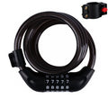 Anti-theft Pvc Cable Digit Combination Bicycle Bike Lock Five-digit Password