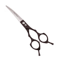 7\" Japan Stainless Steel Dog Grooming Scissors Z4009 Curved Pet Scissors with Sharp Blade Tip
