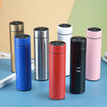 H4.0 500ml Black Double Wall Insulation Stainless Steel Smart Thermos Water Bottle Digital Temperature Display BPA Free