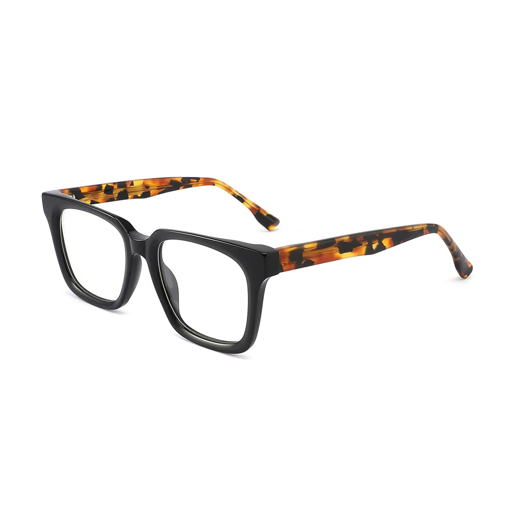 New Arrival Fashionable Lightweight Comfortable Oversized Square Full Rim Optical Eyeglasses Frames Unisex for Men Women