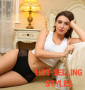4-Layer Leakproof Period Panties for Women Full Coverage Washable Menstrual Underwear