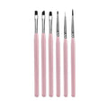 Best Sellers Nail Art Brush Set Gel Polish Nail Art Design Pen Painting Pink Nail Brushes Supplies Tools