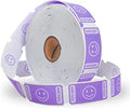 L LIKED 1''x2'' Purple Smile Raffle Tickets Entry Class Fundraiser Prizes 1000 Tickets Per Single Roll for Smaller Spaces