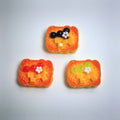 100Pcs Mixed Styles Fruit Bread Cake Food Resin Flatback Cabochons Charms Toast Cake Resin Embellishments for Crafts Jewelry DIY