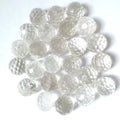 Natural Gemstone Crystal White Quartz Faceted Beads for Jewelry Making MegaBDM