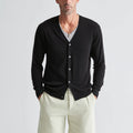 Wholesale Men's Cotton Cashmere Blend Lightweight Cardigan Sweater Professional Supplier Hot Selling Fashion Button Autumn