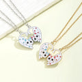 Jachon New Trendy Magnetic Friends Necklace Charm Love Cat Pendant for Women Jewelry Gifts Couple Necklaces