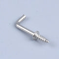 Shanfeng Right Angle L-shape  1 1/2 Inch Screw Hook in Silver