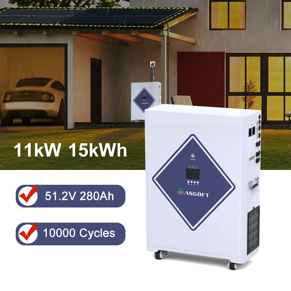 11kw Lithium Ion Battery Solar Energy Storage 10kw 15kwh 16kwh 51.2v 280Ah 230ah 300ah 314ah Lifepo4 48v Lithium Battery Pack