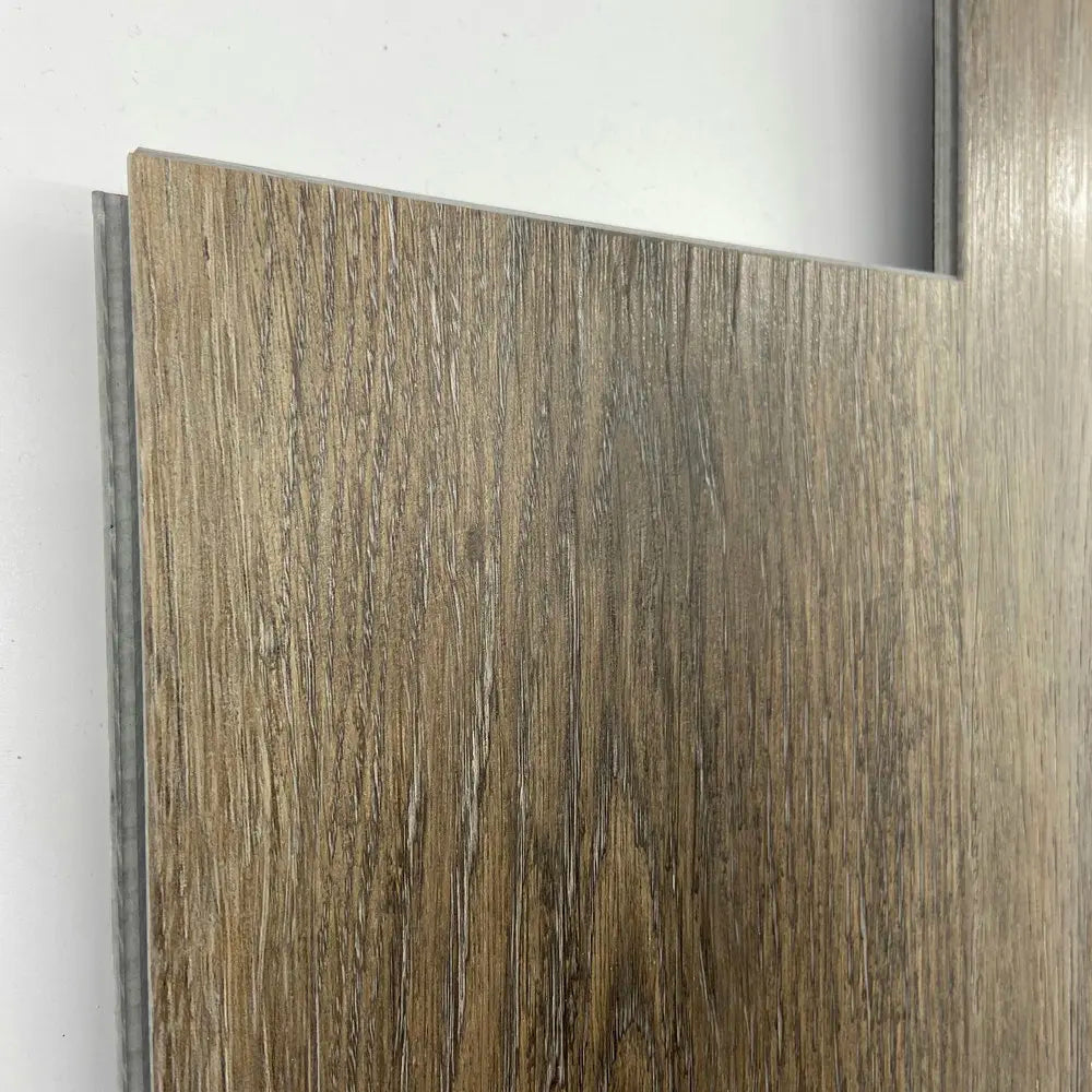 SPC PVC Wood Grain Click Lock Vinyl Plank Flooring Waterproof Parquet Tiles IXPE Underlayment Planks for Indoor Installation