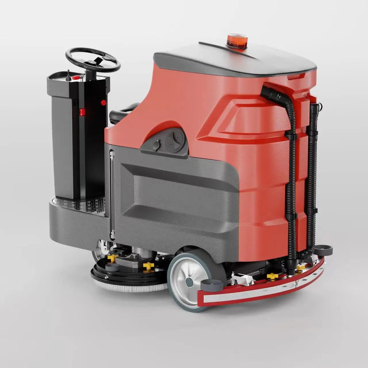 Gaoge Factory F860 Industrial Ride-on Battery Floor Scrubber New Condition 24v Electric Self-Propelled Cold Water Cleaning 1