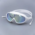High Sales Grand Cadre HD Swimming Diving Goggles Lunettes De Natation with Surf Earplugs Anti-Bleach Anti-UV Sport Pool Goggles