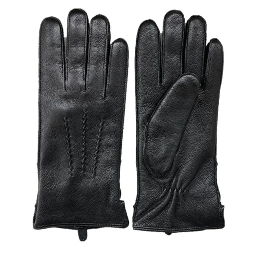 Sample Support Factory Wholesale Winter Genuine Leather Women Driving Motorcycle Winter Gloves