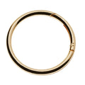 Custom O-Shaped Metal Parts for Leather Bags Gold Logo Rings Buckle Adjuster Made Durable Zinc Alloy Custom Underwear Brand Name