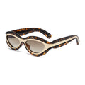 Twooo T1105 Trend 2024 Fashion Oval Frame Cute Decoration Y2k Women Sunglasses
