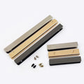 MeeTee 5/10cm DIY Hardware Accessories Wallet Decorative Corner Protection Buckle Alloy Brass Material Strap Handbag Tail Clip