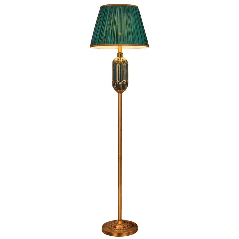 Hot Sale Hand-painted Ceramic Floor Lamps Decorative Living Room Bedroom Nordic Standing Modern Smart Modern Led Floor Lamp