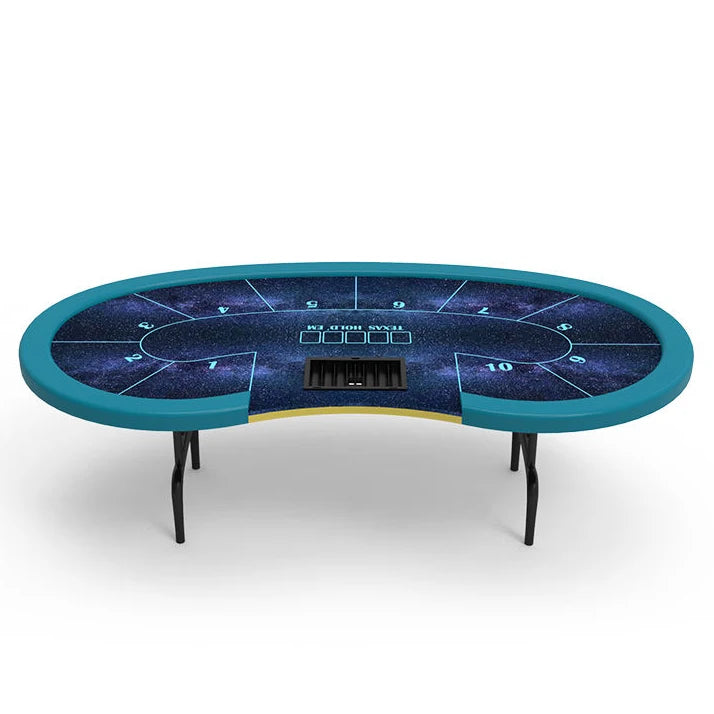 YH Wholesale Deluxe High Quality Modern Foldable Gamble Table Texas Poker Table for Sale